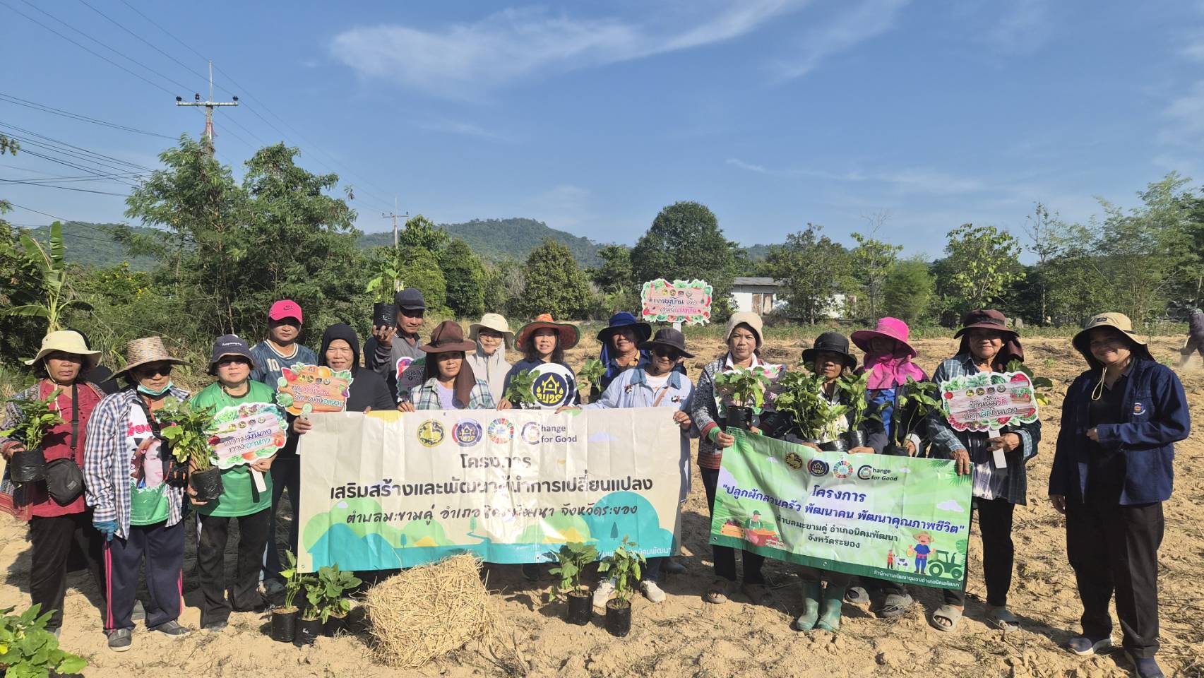 🏡 สำนักงานพัฒนาชุมชนอำเภอนิคมพัฒนาขับเคลื่อนตําบลเข้มแข็งโดยทีมผู้นำการเปลี่ยนแปลงตำบลมะขามคู่ "ปลูกผักสวนครัว สร้างความมั่นคงทางอาหาร"